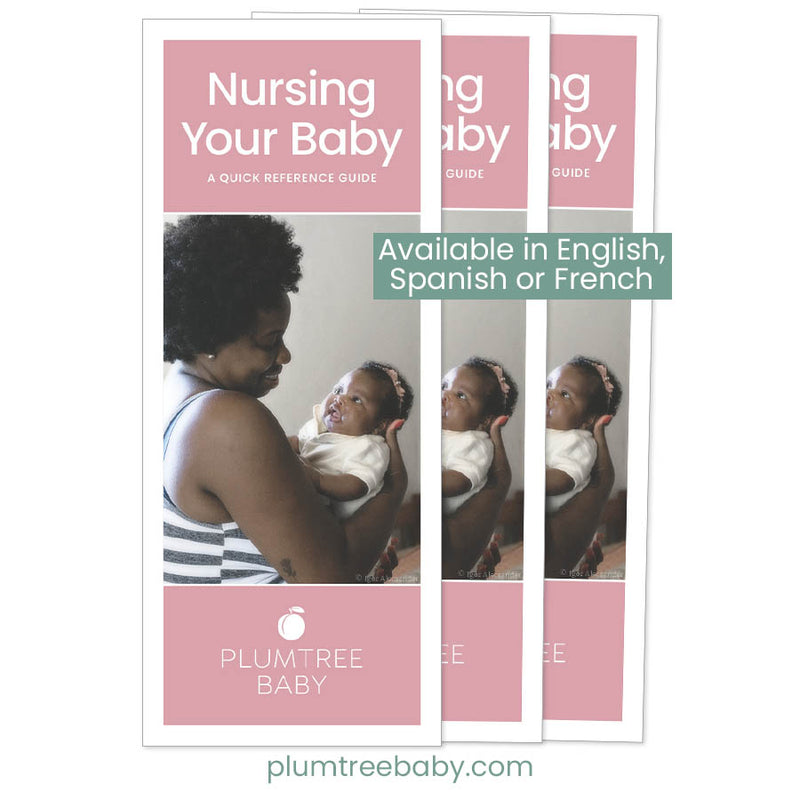 Nursing Your Baby Quick Reference Guides - Pack of 50-Handout-Plumtree Baby