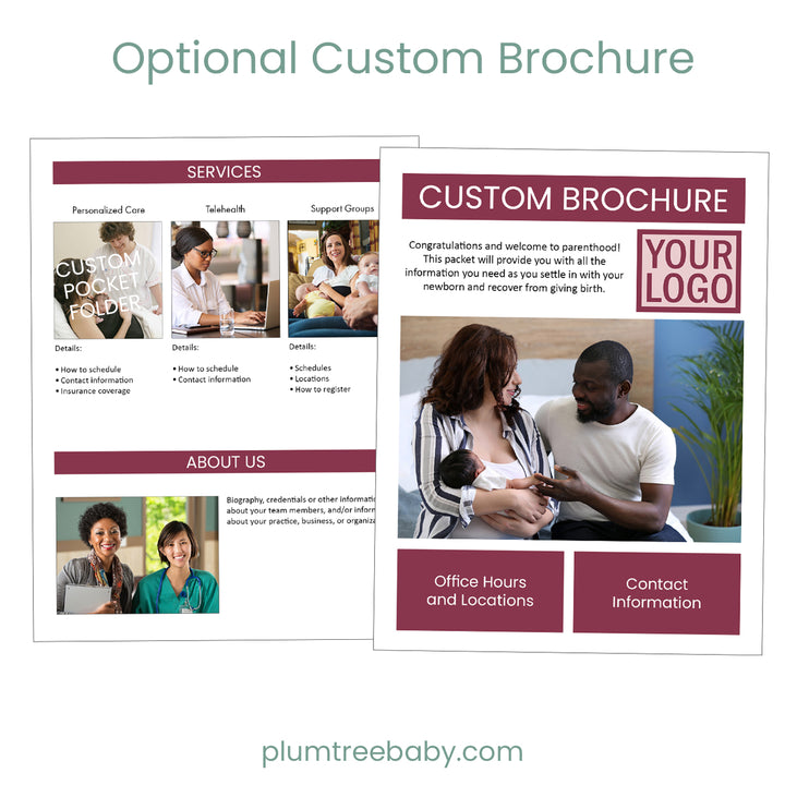 Postpartum and Baby Care Packets - Custom-Packet-Plumtree Baby