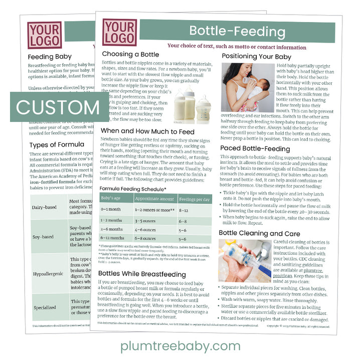 Branded Handouts-Handout-Plumtree Baby