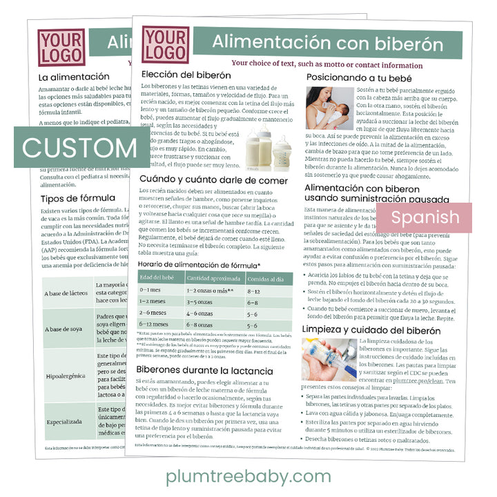 Branded Handouts-Handout-Plumtree Baby