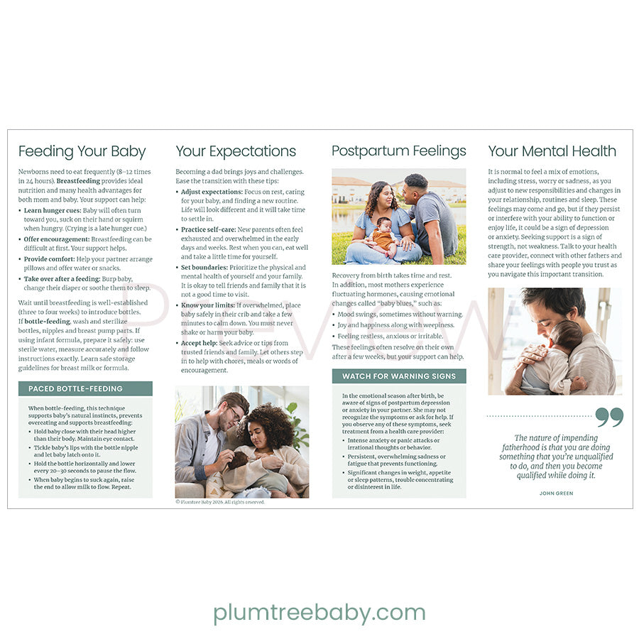 Becoming a New Dad Quick Reference Guides - Pack of 50