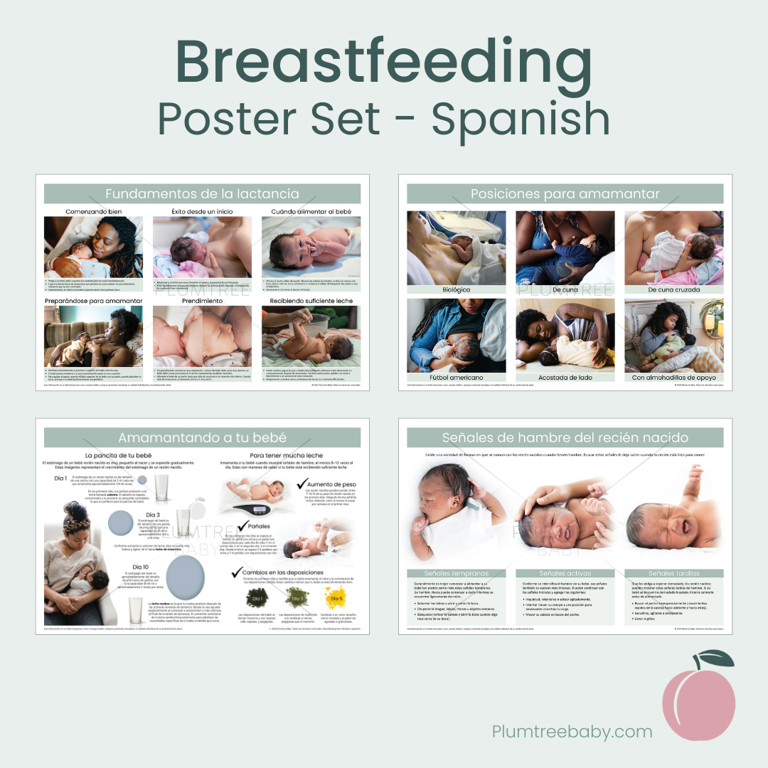 Breastfeeding Poster Set-Poster-Plumtree Baby