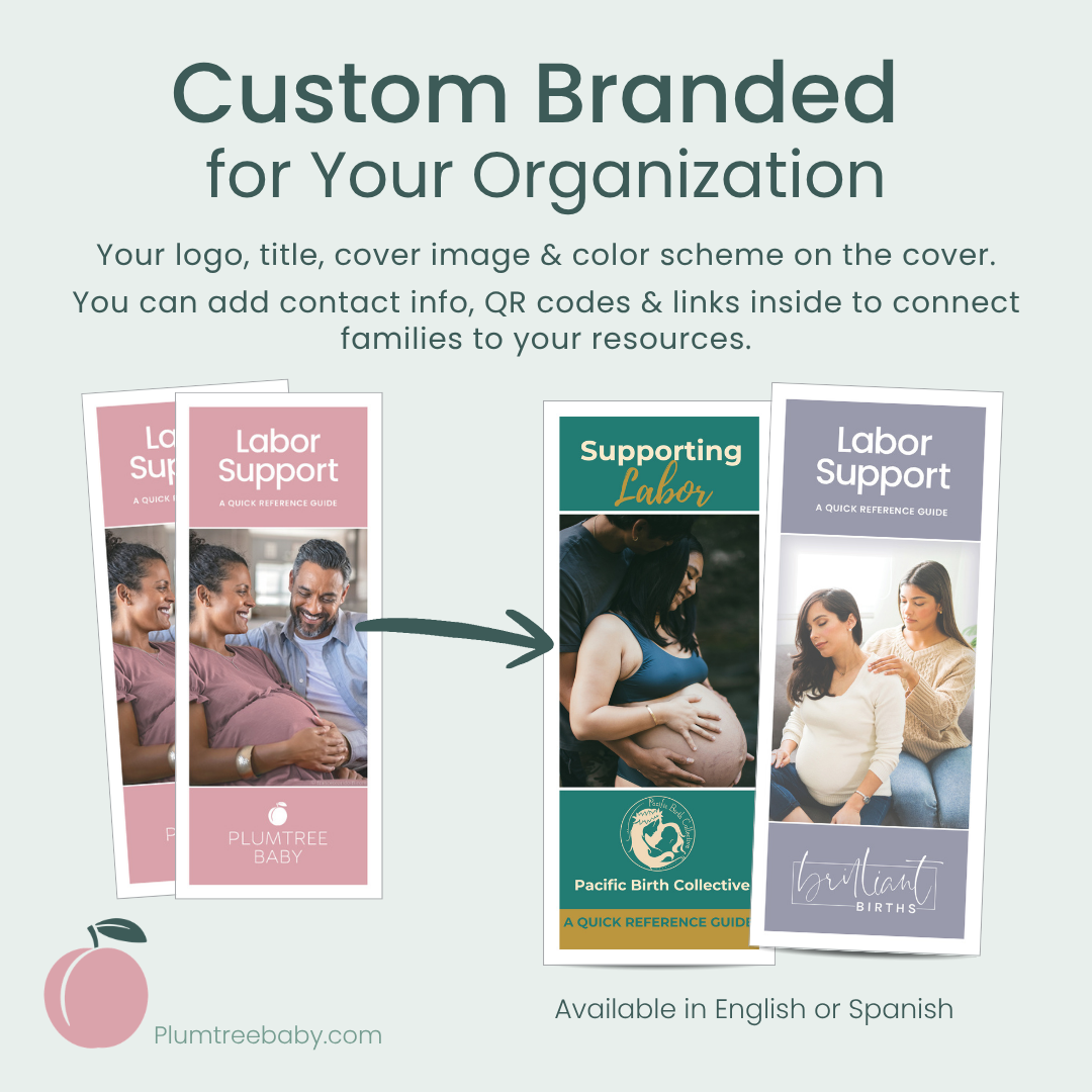 Labor Support Reference Guides - Branded-Handout-Plumtree Baby