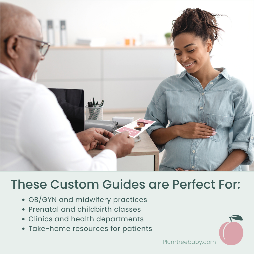 Labor and Birth Reference Guides - Branded-Handout-Plumtree Baby