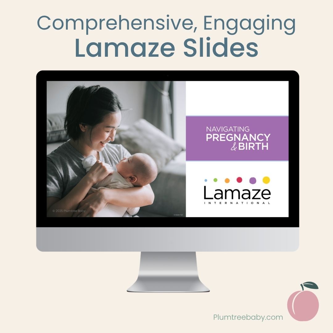 Lamaze Navigating Pregnancy & Birth PowerPoint-PowerPoint-Plumtree Baby