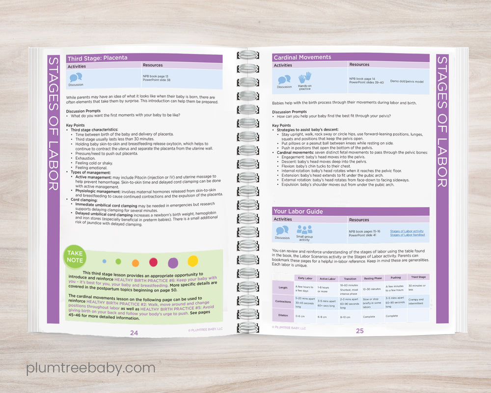 Your Lamaze Curriculum-Instructor Resource-Plumtree Baby