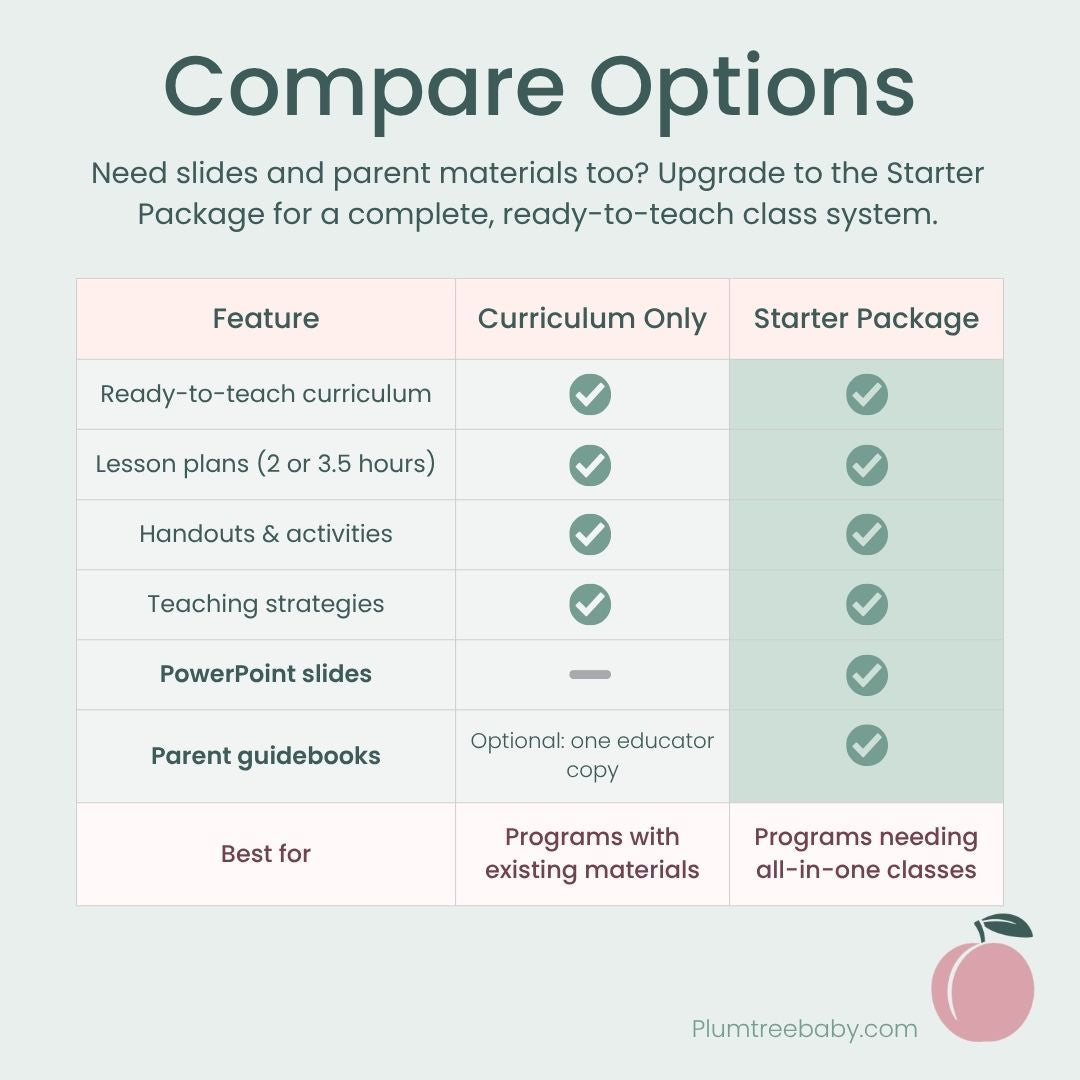 Newborn Curriculum-Instructor Resource-Plumtree Baby