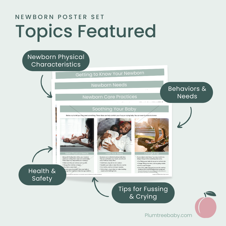 Newborn Poster Set-Poster-Plumtree Baby