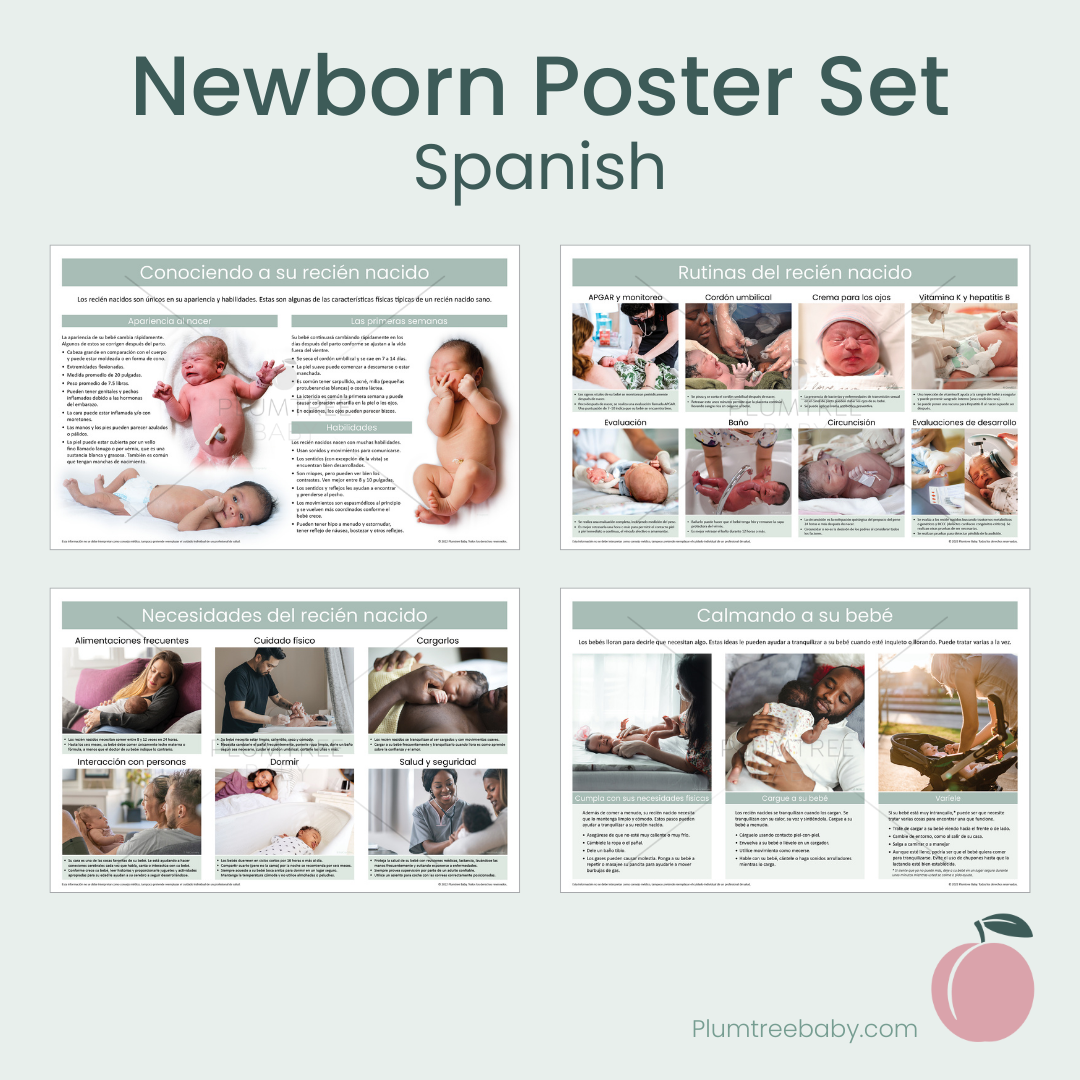 Newborn Poster Set-Poster-Plumtree Baby