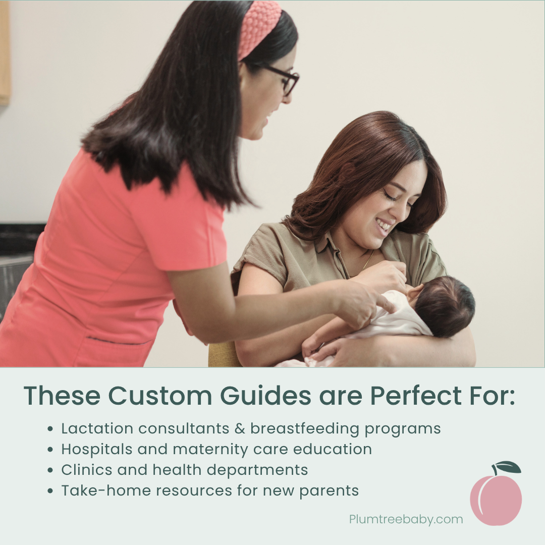 Nursing Your Baby Reference Guides - Branded-Handout-Plumtree Baby