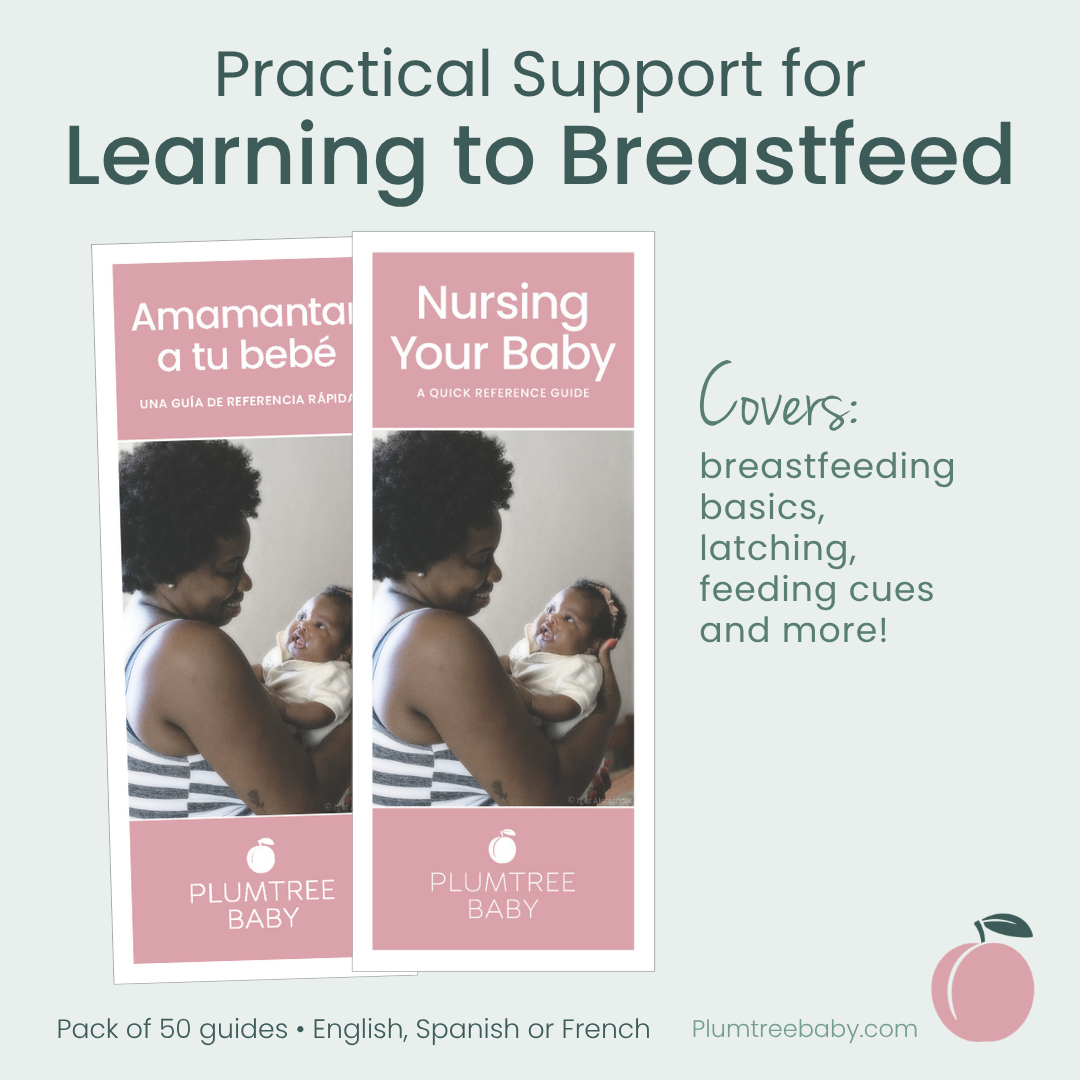 Nursing Your Baby Quick Reference Guides - Pack of 50 – Plumtree Baby