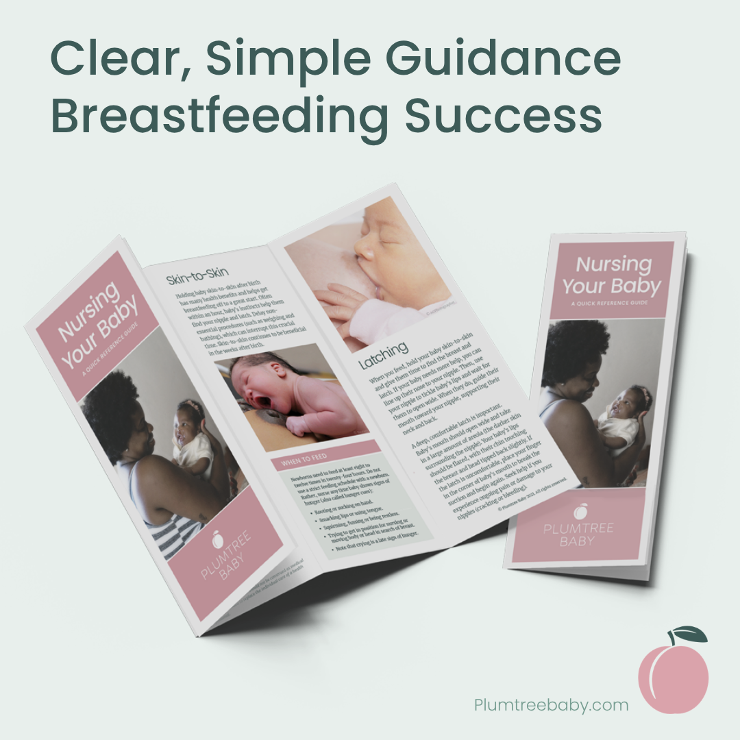 Nursing Your Baby Quick Reference Guides - Pack of 50-Handout-Plumtree Baby