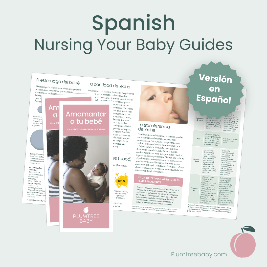 Nursing Your Baby Quick Reference Guides - Pack of 50-Handout-Plumtree Baby