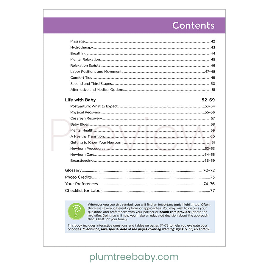 Lamaze Navigating Pregnancy & Birth Parent Guidebook-Book-Plumtree Baby