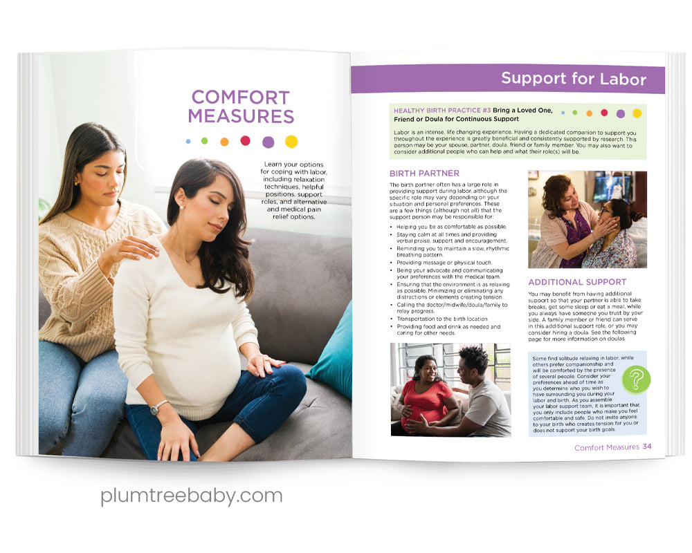 Lamaze Navigating Pregnancy & Birth Parent Guidebook-Book-Plumtree Baby