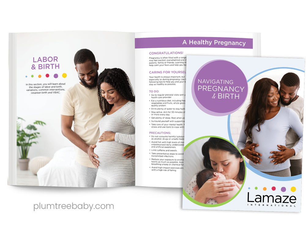 Lamaze Navigating Pregnancy & Birth Parent Guidebook-Book-Plumtree Baby