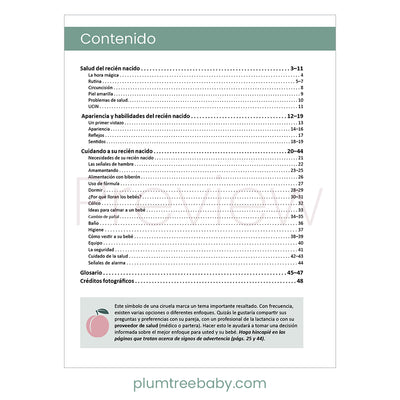 Newborn Care Booklet-Book-Plumtree Baby