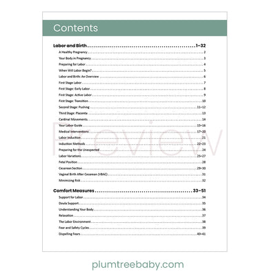 Preparing for Birth Book-Book-Plumtree Baby