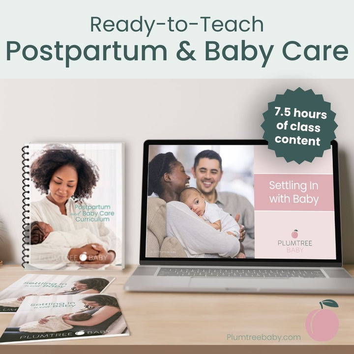 Postpartum and Baby Care Starter Package-Instructor Resource-Plumtree Baby