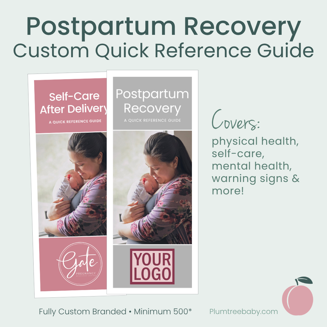 Postpartum Recovery Reference Guides - Branded-Handout-Plumtree Baby