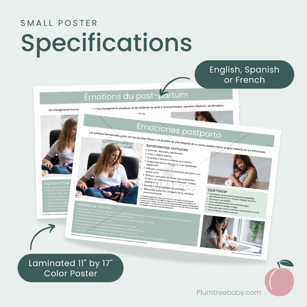 Postpartum Emotions Poster-Poster-Plumtree Baby