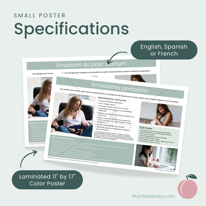 Postpartum Emotions Poster-Poster-Plumtree Baby