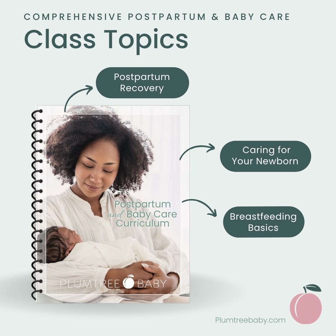 Postpartum and Baby Care Curriculum-Instructor Resource-Plumtree Baby
