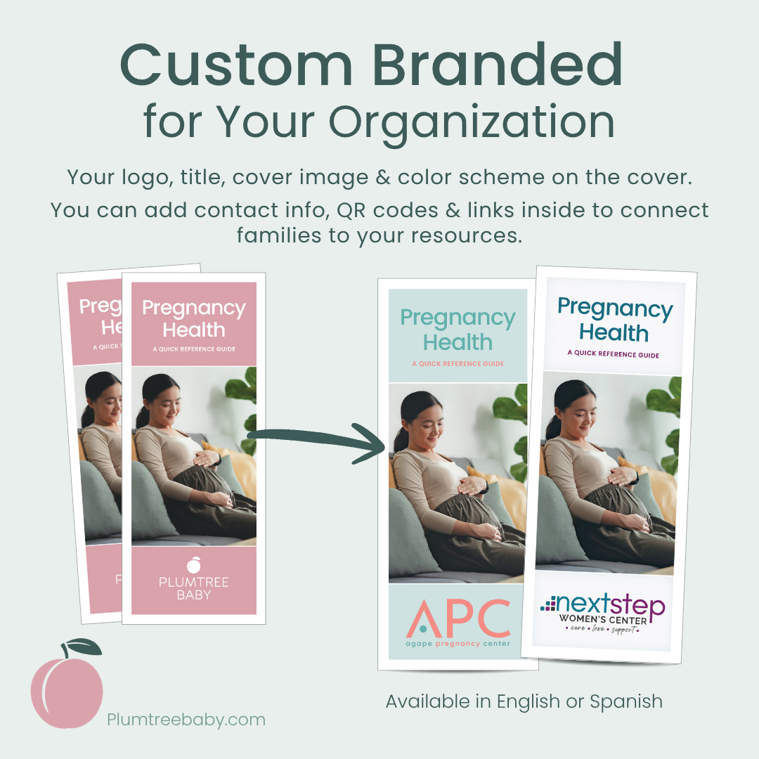 Pregnancy Health Reference Guides - Branded-Handout-Plumtree Baby