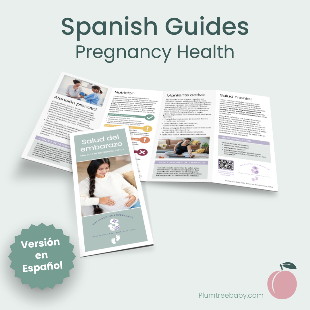 Pregnancy Health Reference Guides - Branded-Handout-Plumtree Baby