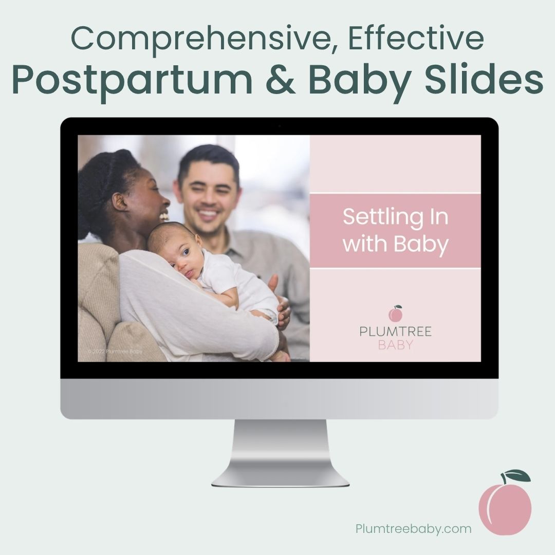 Settling In with Baby PowerPoint-PowerPoint-Plumtree Baby