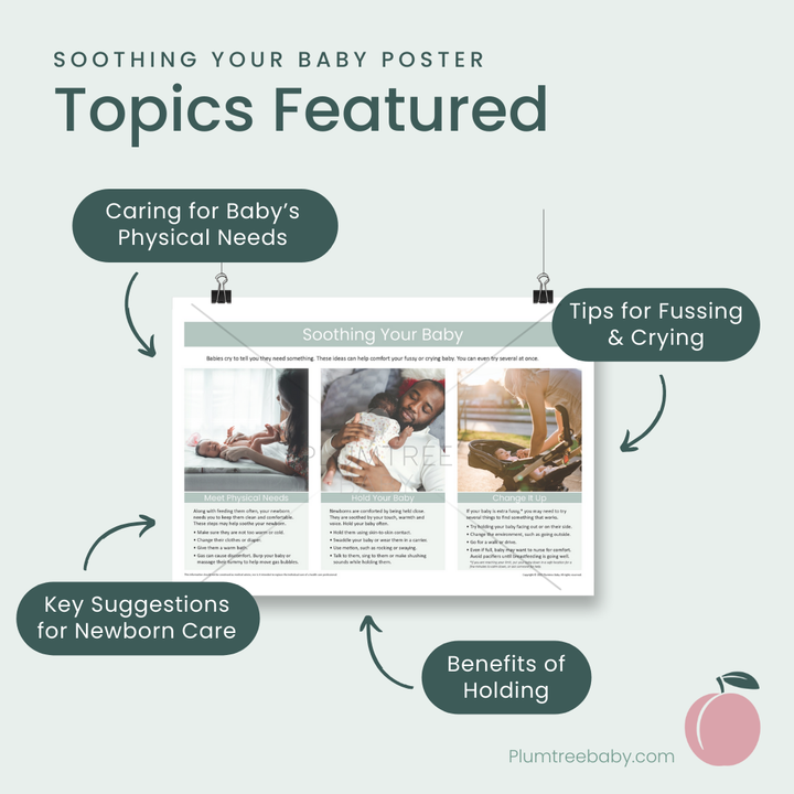 Soothing Your Baby Poster-Poster-Plumtree Baby