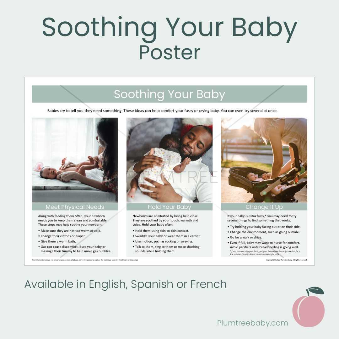 Soothing Your Baby Poster-Poster-Plumtree Baby