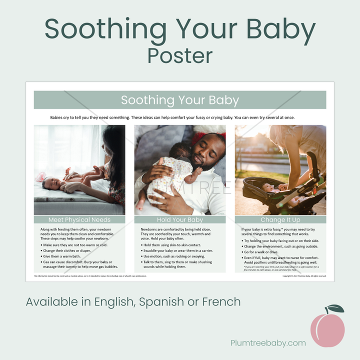 Soothing Your Baby Poster-Poster-Plumtree Baby