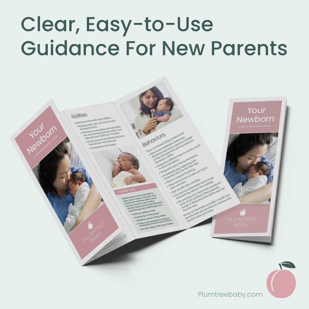 Your Newborn Quick Reference Guides - Pack of 50-Handout-Plumtree Baby