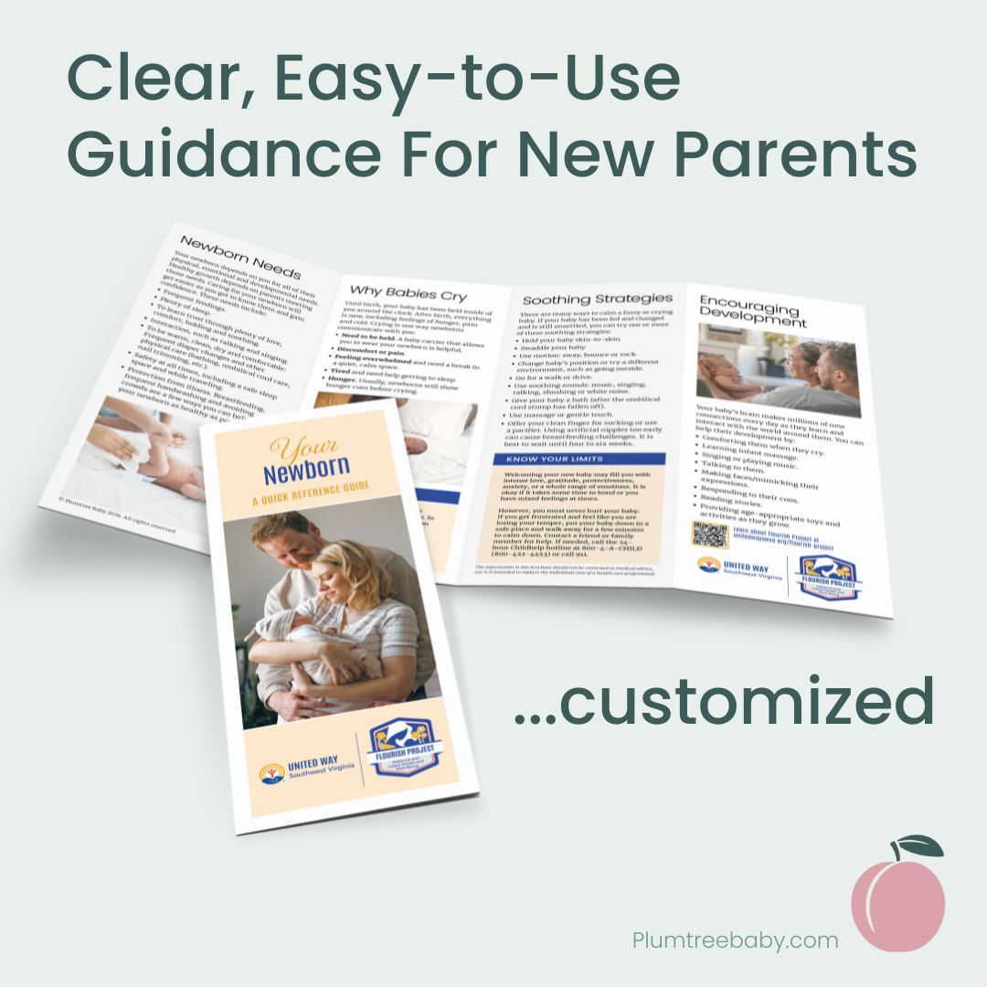 Your Newborn Reference Guides - Branded-Handout-Plumtree Baby