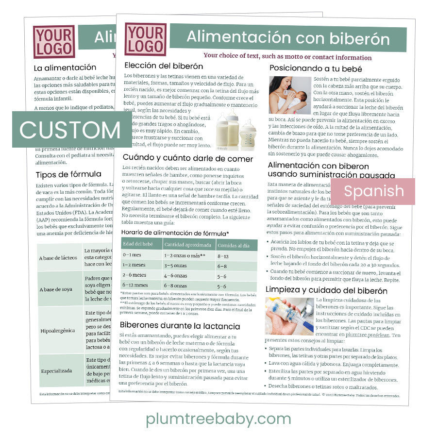 Branded Handouts-Handout-Plumtree Baby