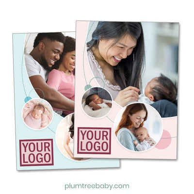 Branded Pocket Folders-Packet-Plumtree Baby