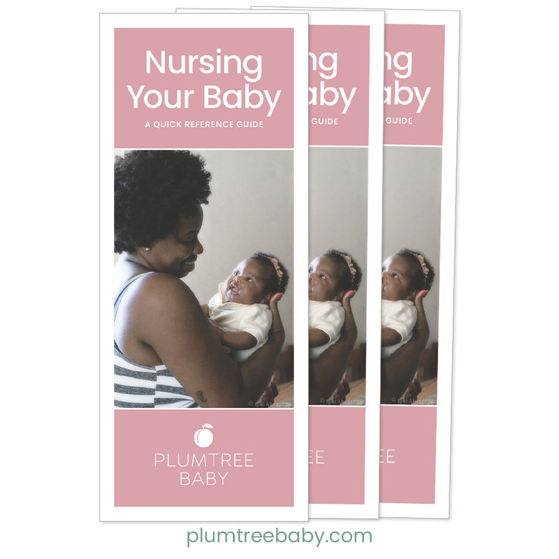 Nursing Your Baby Quick Reference Guides - Pack of 50-Handout-Plumtree Baby