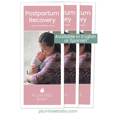 Postpartum Quick Reference Guides - Pack of 50-Handout-Plumtree Baby