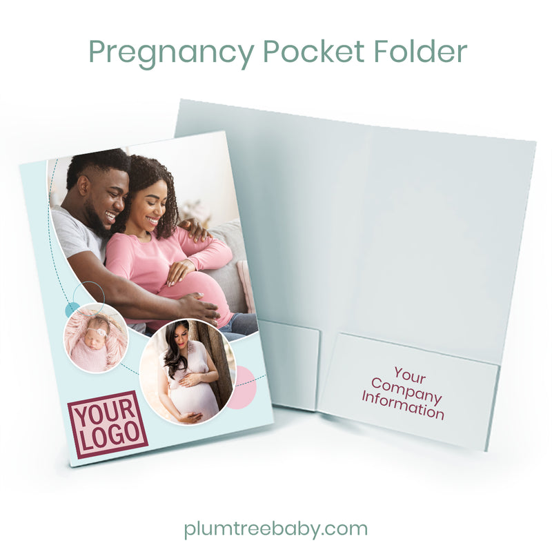 Branded Pocket Folders-Packet-Plumtree Baby