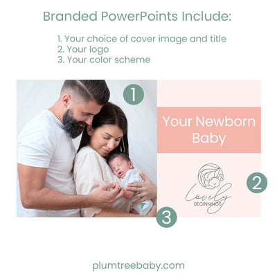 Branded PowerPoints-PowerPoint-Plumtree Baby