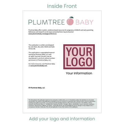 Breastfeeding Booklets - Branded-Book-Plumtree Baby