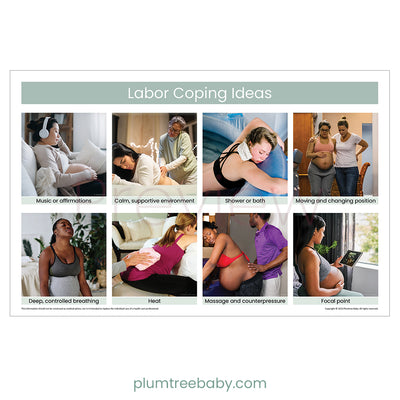 Labor Coping Ideas Poster-Poster-Plumtree Baby