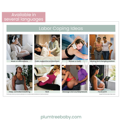 Labor Coping Ideas Poster-Poster-Plumtree Baby