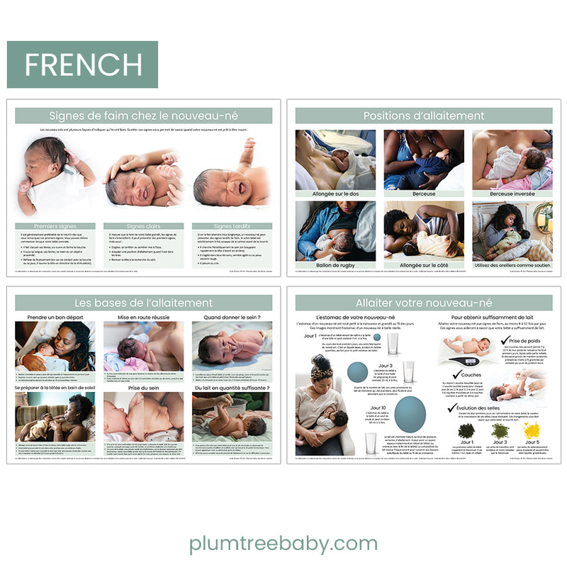 Breastfeeding Poster Set-Poster-Plumtree Baby